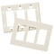 Faith Wall Plate, Number of Gangs: 3-Gang Plastic, Light Almond SWP3-LA-04 - alternate 8